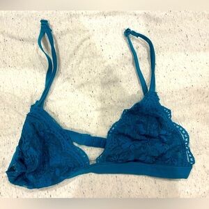 Anemone Teal lace Bralette M/L